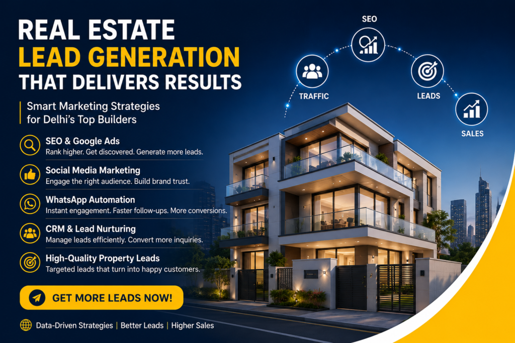 Lead Generation Services for Real Estate Builders in Delhi
