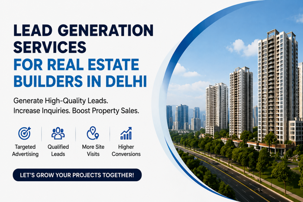 Lead Generation Services for Real Estate Builders in Delhi