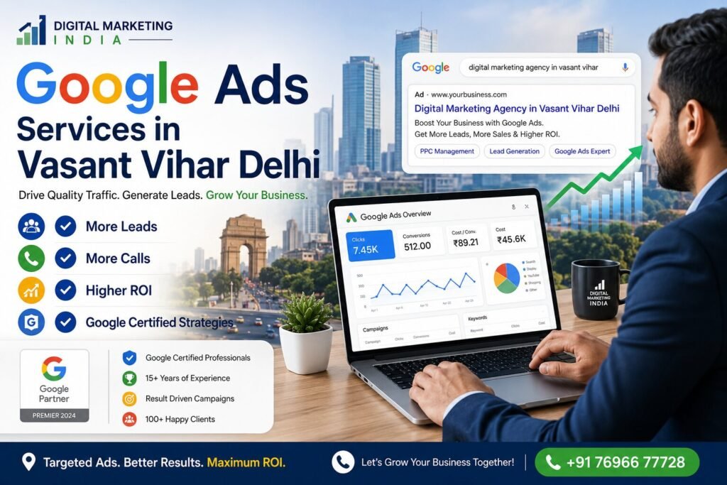 Google Ads Services in Vasant Vihar Delhi
