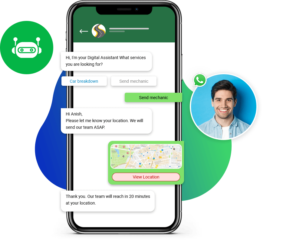 AI WhatsApp Chatbot in Dwarka